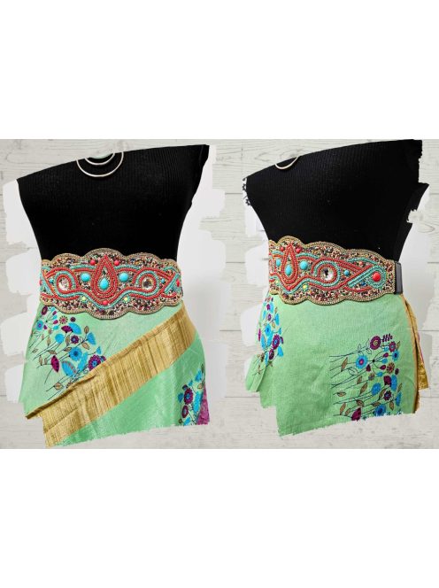 Piros-türkiz tulipános